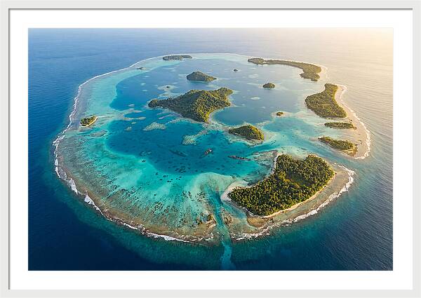 Chuuk Lagoon From Above