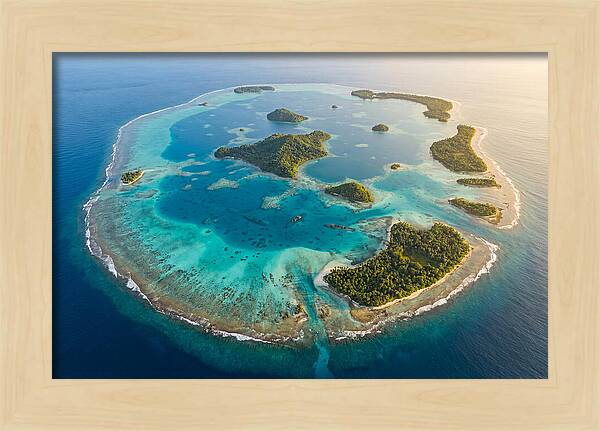 Chuuk Lagoon From Above