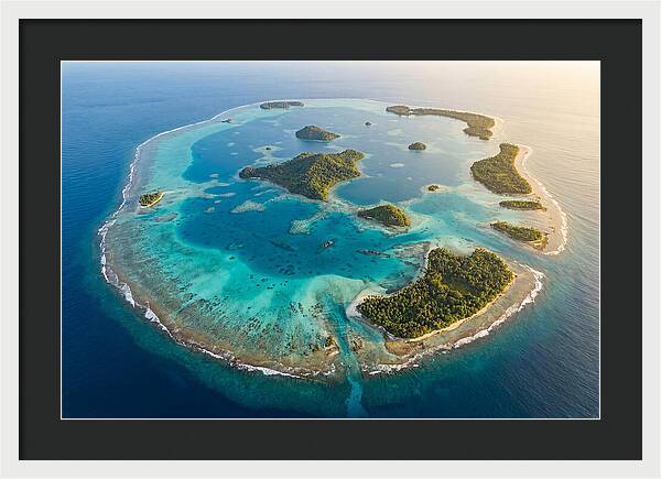 Chuuk Lagoon From Above