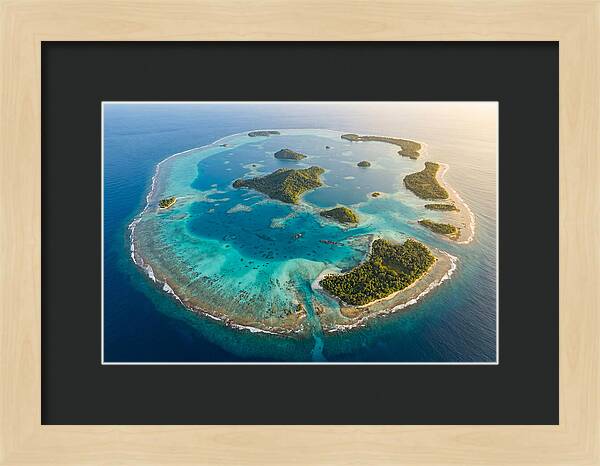 Chuuk Lagoon From Above