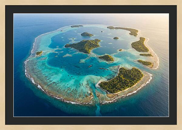 Chuuk Lagoon From Above