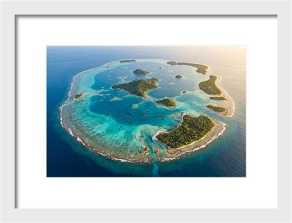 Chuuk Lagoon From Above