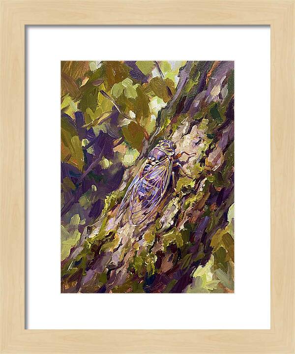 Cicada Among The Leaves