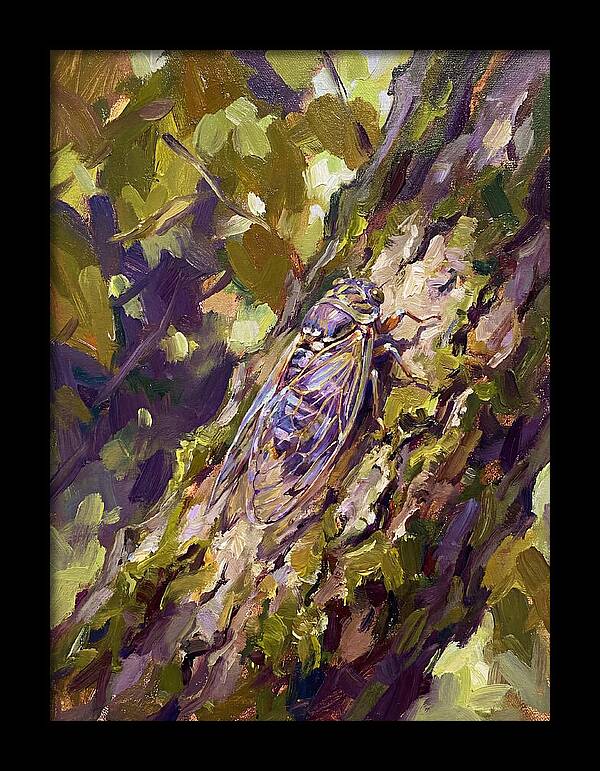 Cicada Among The Leaves