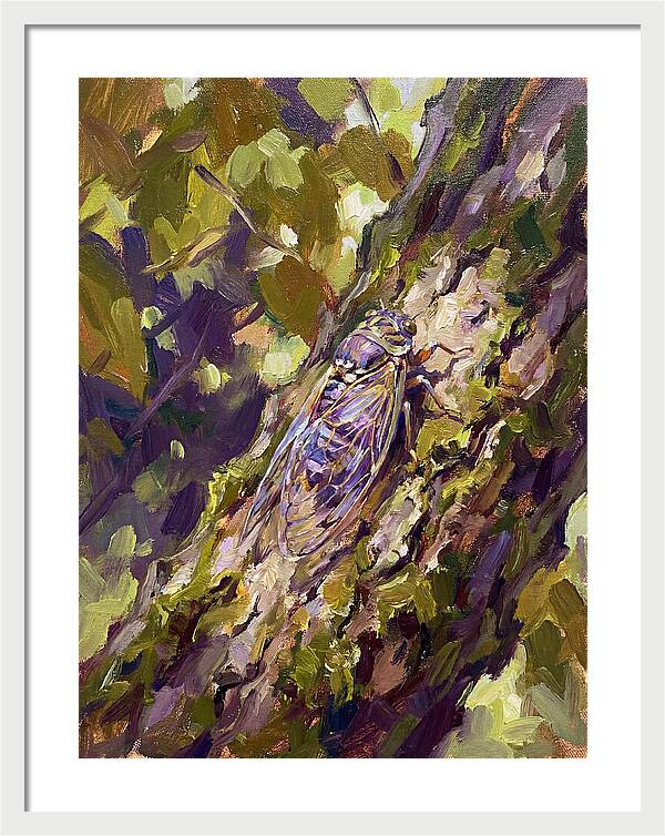 Cicada Among The Leaves