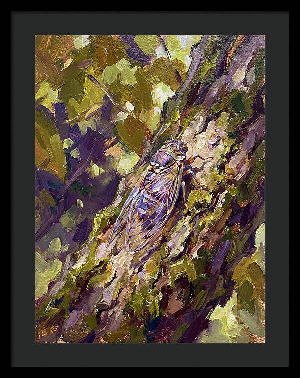 Cicada Among The Leaves