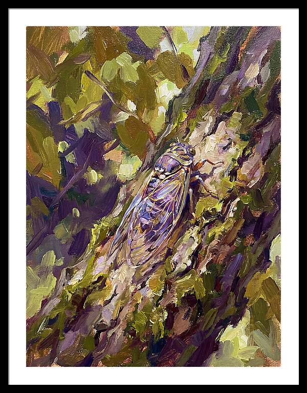 Cicada Among The Leaves