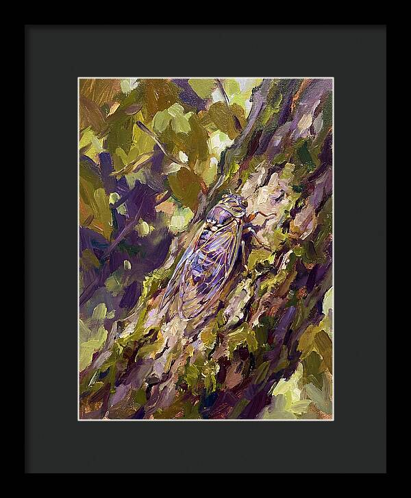 Cicada Among The Leaves