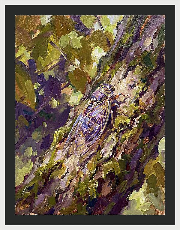 Cicada Among The Leaves