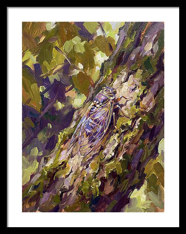Cicada Among The Leaves