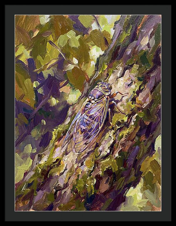 Cicada Among The Leaves