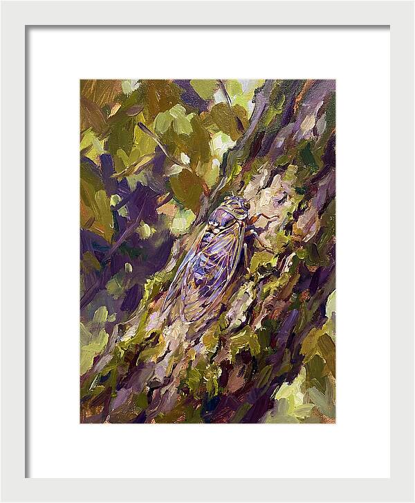 Cicada Among The Leaves