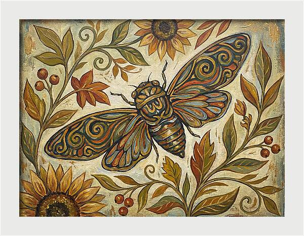 Cicada Folk Art
