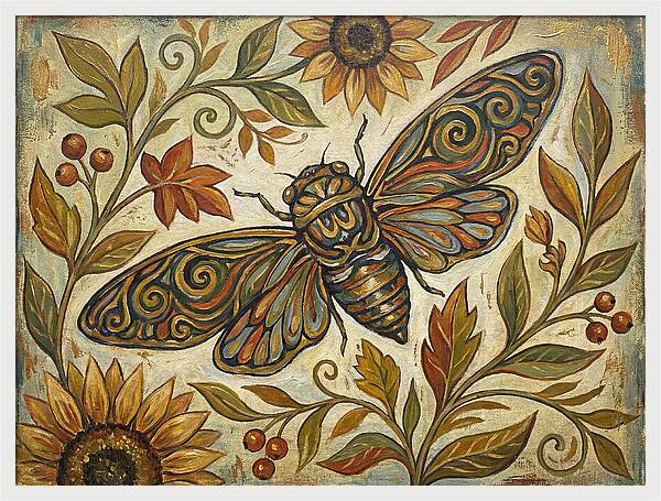 Cicada Folk Art