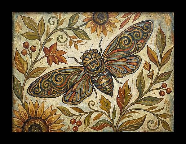 Cicada Folk Art