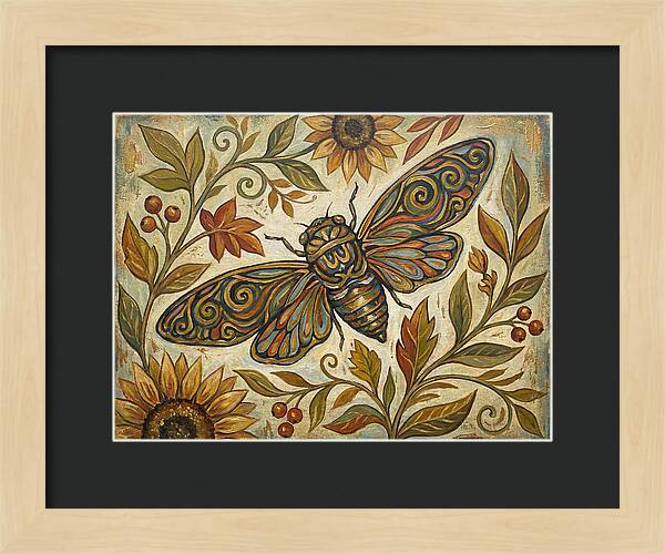 Cicada Folk Art
