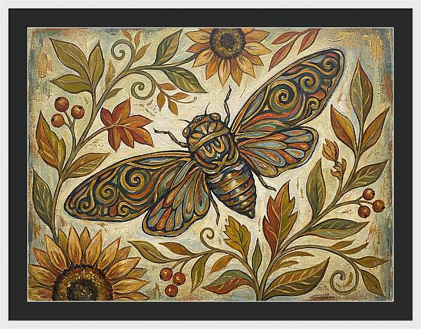 Cicada Folk Art