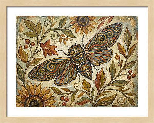 Cicada Folk Art