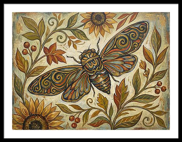 Cicada Folk Art