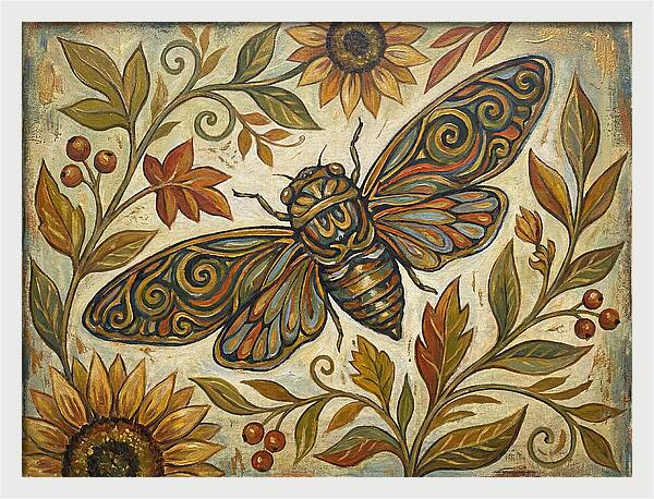 Cicada Folk Art