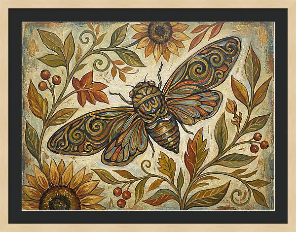 Cicada Folk Art