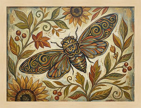 Cicada Folk Art