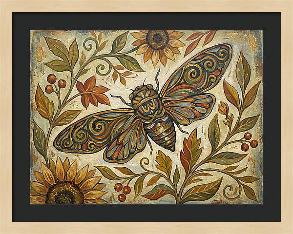 Cicada Folk Art