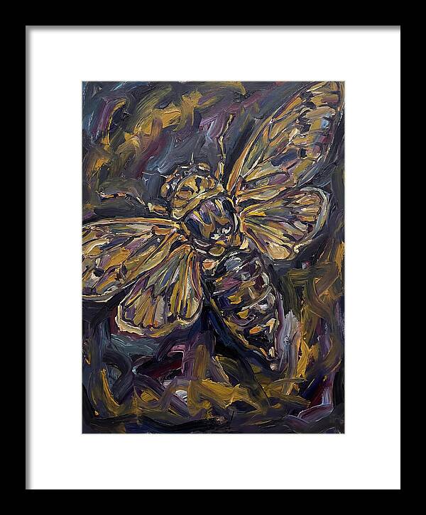 Cicada In Expressionist Style