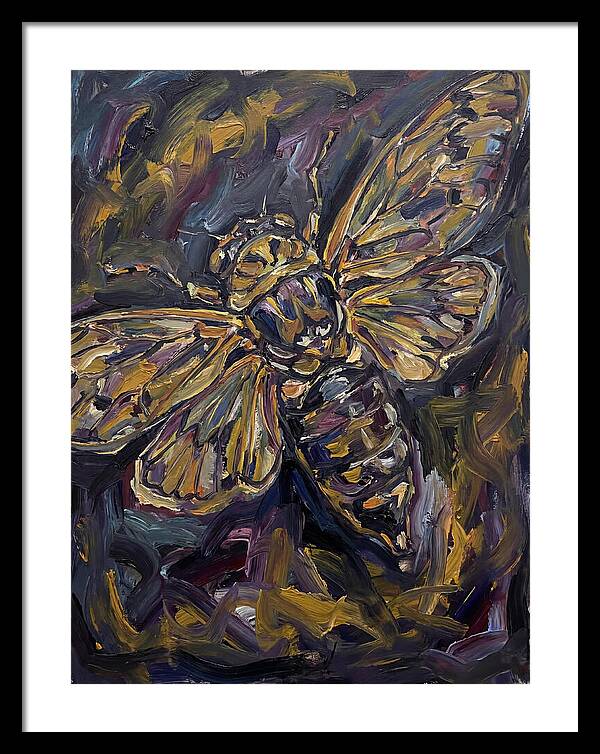 Cicada In Expressionist Style