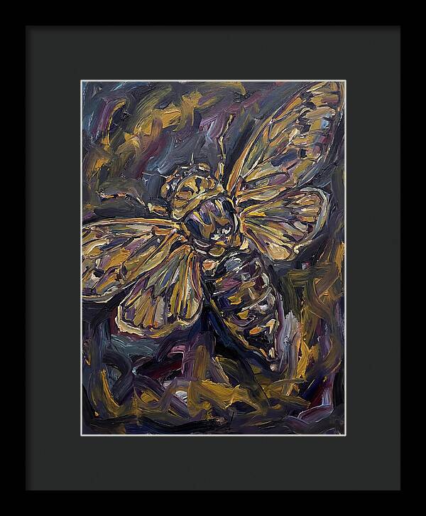 Cicada In Expressionist Style