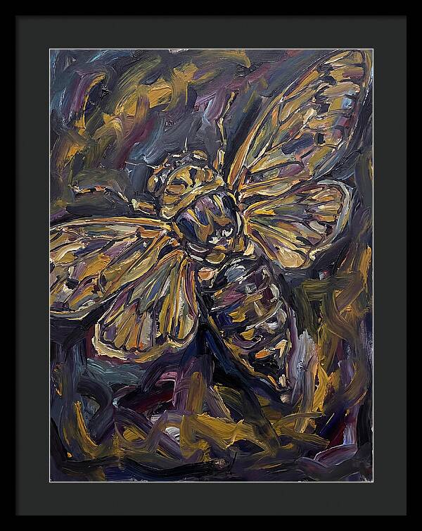 Cicada In Expressionist Style