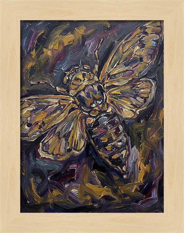 Cicada In Expressionist Style
