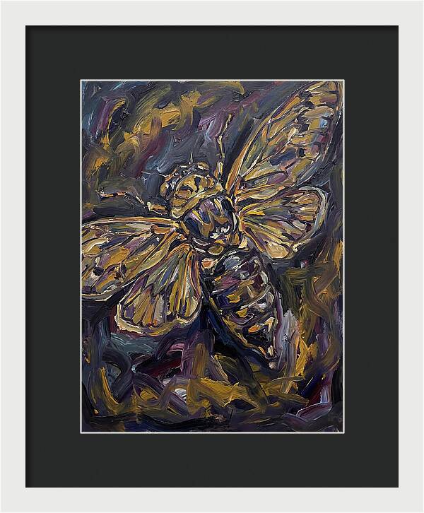 Cicada In Expressionist Style