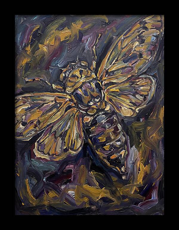 Cicada In Expressionist Style