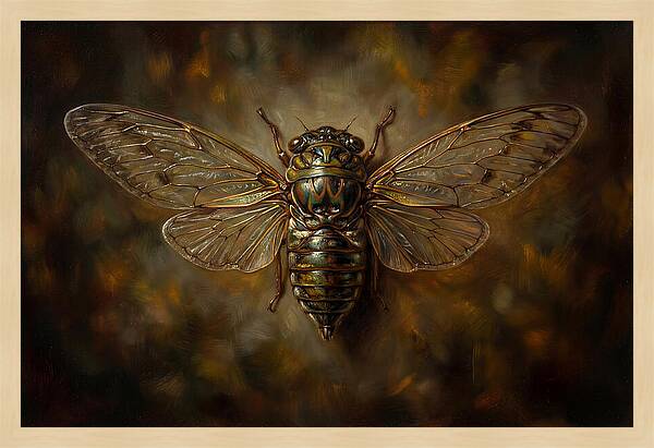 Cicada In Stunning Detail