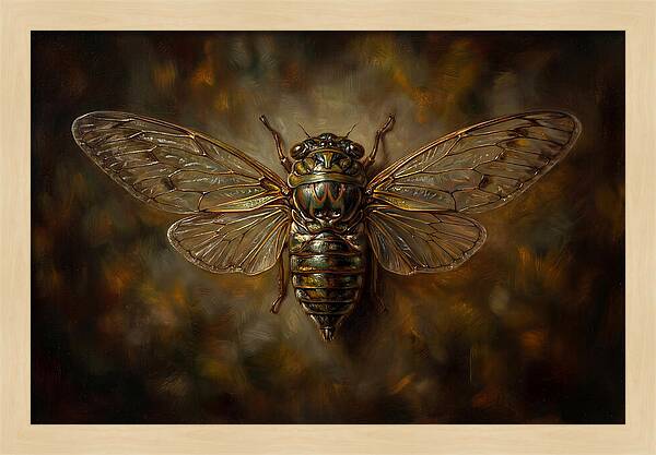 Cicada In Stunning Detail