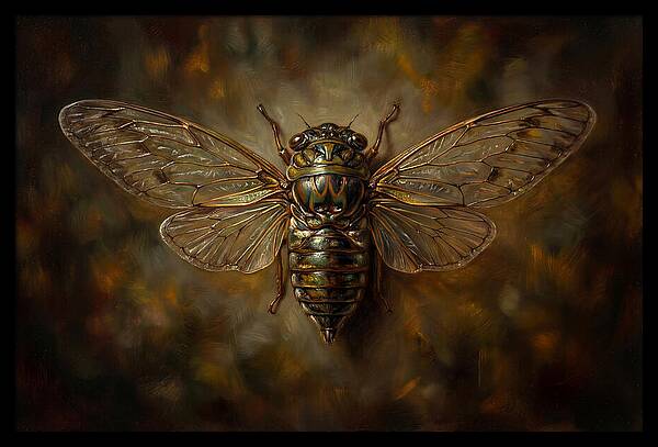 Cicada In Stunning Detail