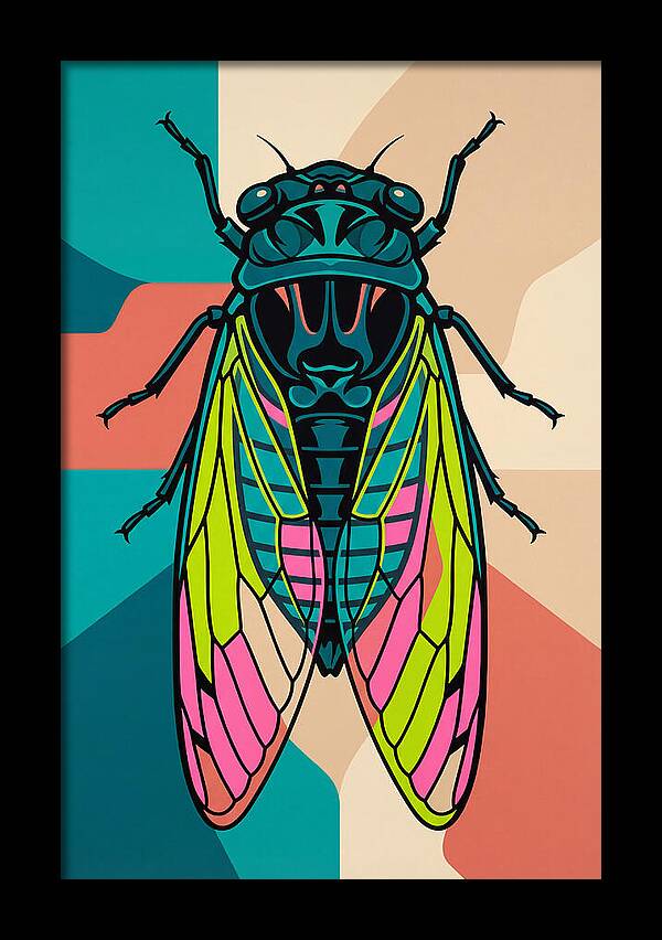 Cicada Pop Art