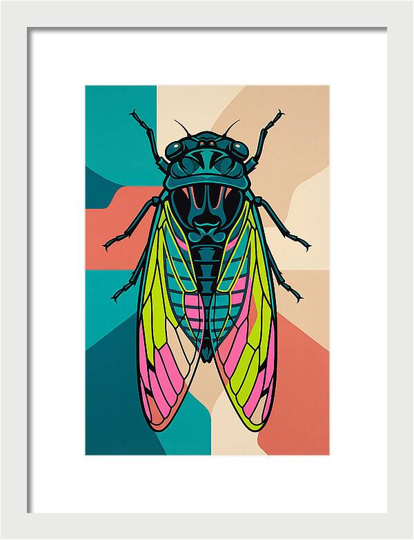 Cicada Pop Art