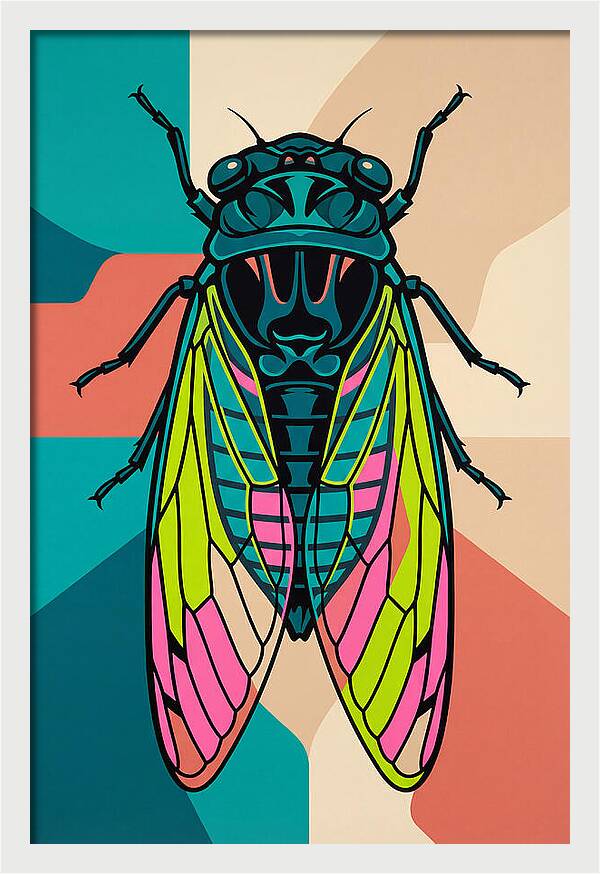 Cicada Pop Art