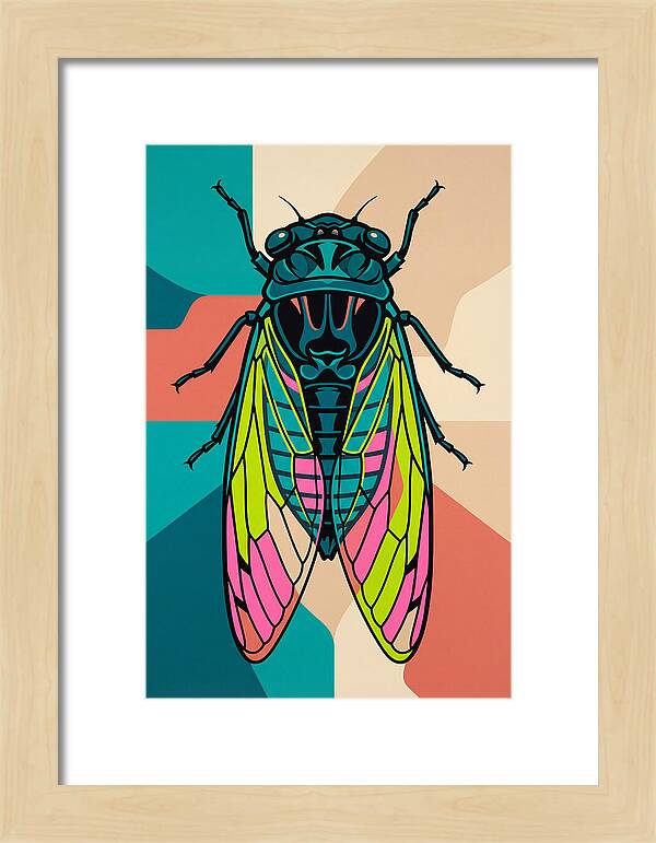 Cicada Pop Art