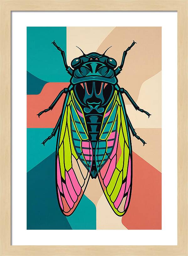 Cicada Pop Art
