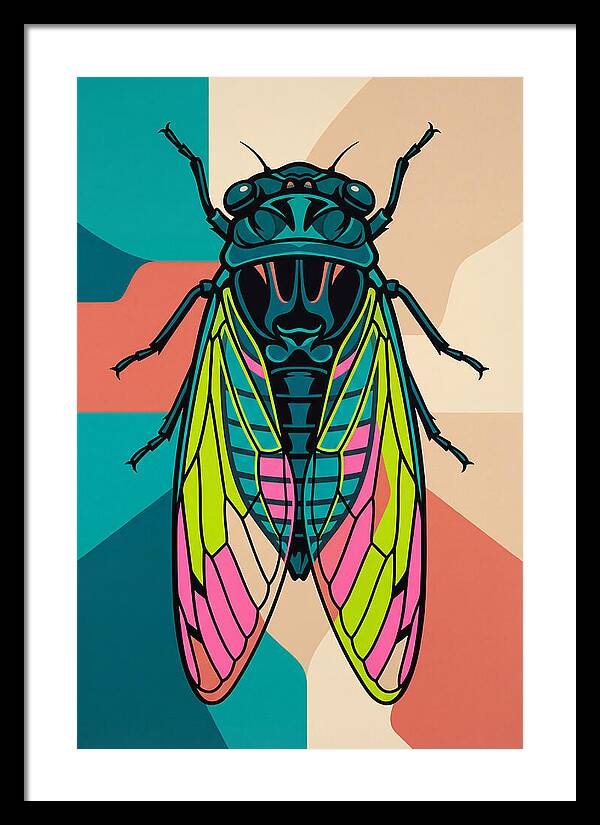 Cicada Pop Art