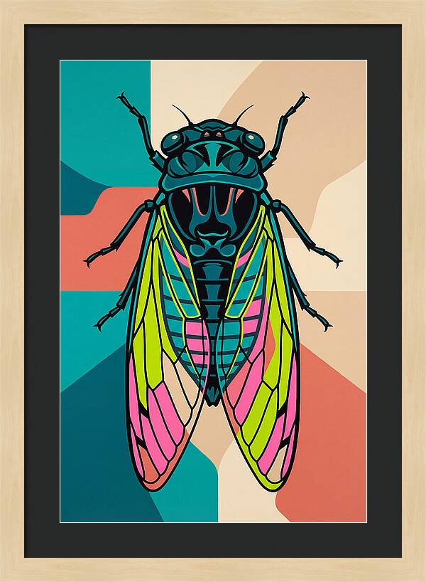Cicada Pop Art