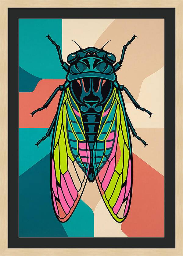 Cicada Pop Art