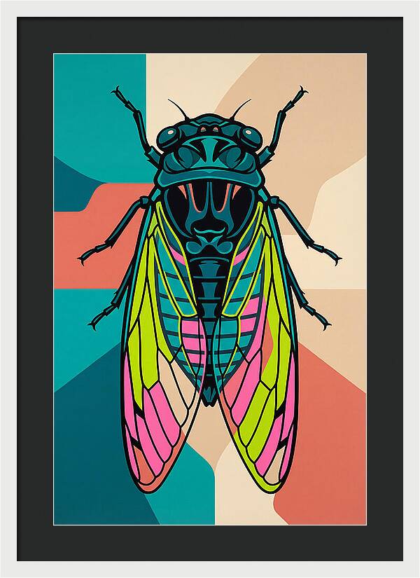 Cicada Pop Art