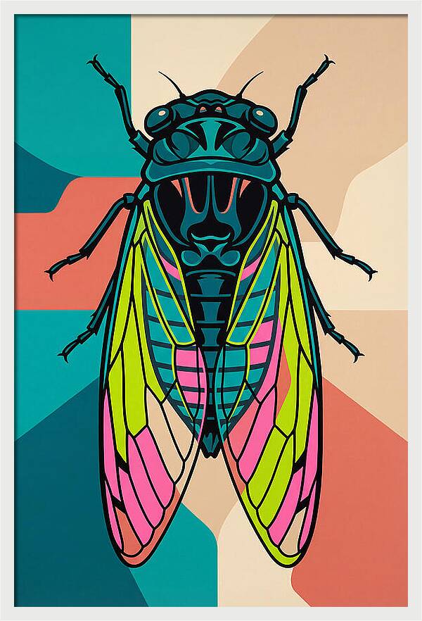 Cicada Pop Art
