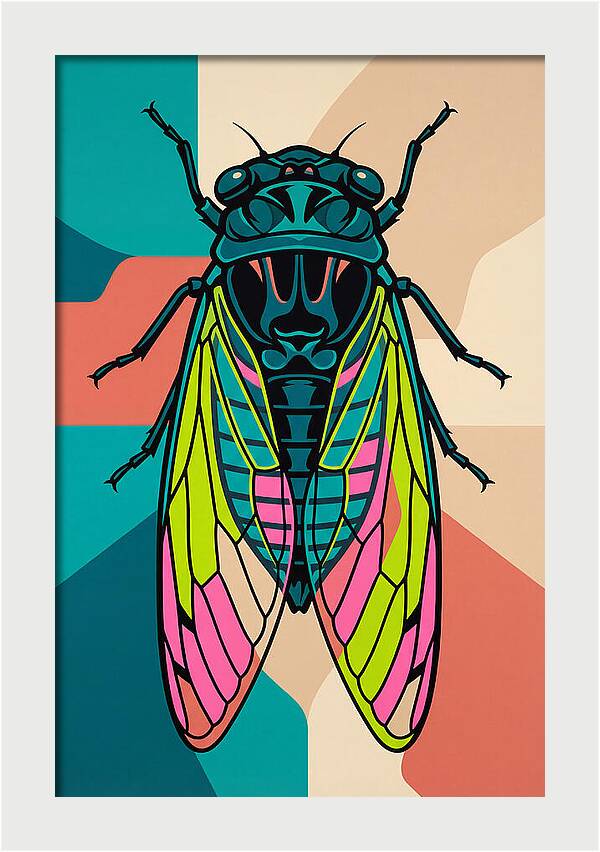Cicada Pop Art
