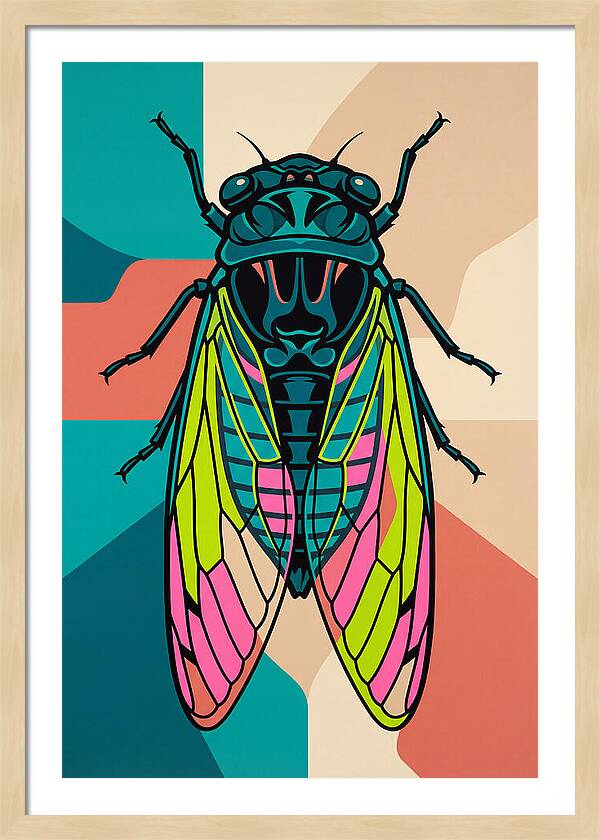 Cicada Pop Art