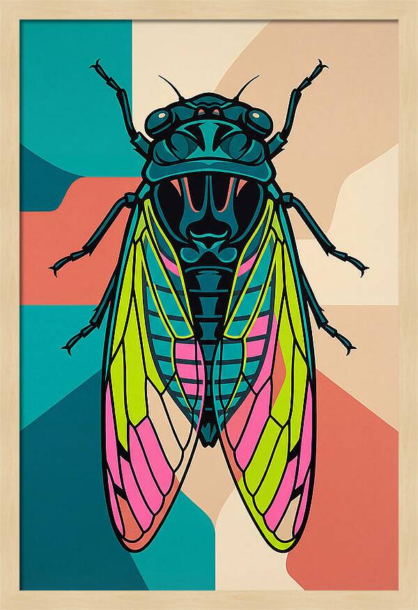 Cicada Pop Art